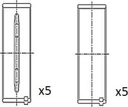 FAI AutoParts BM1057-STD - Cuzineti, arbore cotit aaoparts.ro