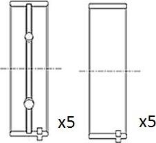 FAI AutoParts BM1001-STD - Cuzineti, arbore cotit aaoparts.ro