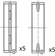 FAI AutoParts BM1026-STD - Cuzineti, arbore cotit aaoparts.ro