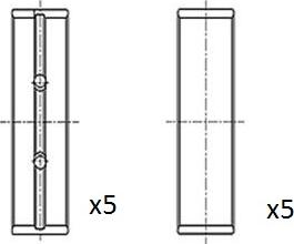 FAI AutoParts BM1112-STD - Cuzineti, arbore cotit aaoparts.ro