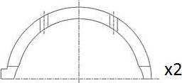 FAI AutoParts BT3000-STD - Saiba distantier, arbore cotit aaoparts.ro