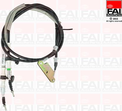 FAI AutoParts FBC0158 - Cablu, frana de parcare aaoparts.ro