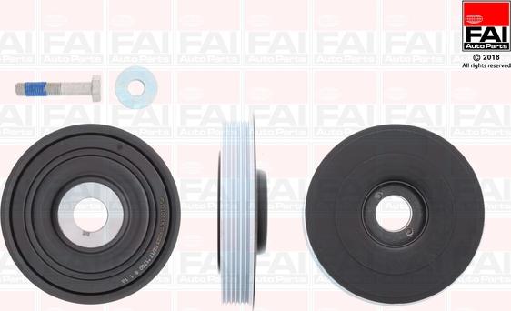 FAI AutoParts FVD1011K - Fulie curea, arbore cotit aaoparts.ro