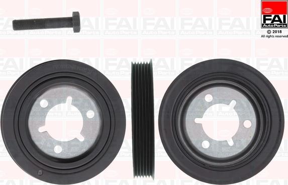 FAI AutoParts FVD1012K - Fulie curea, arbore cotit aaoparts.ro