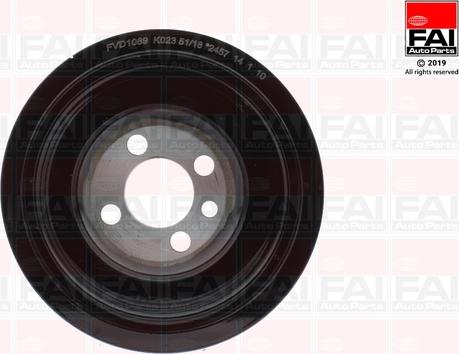 FAI AutoParts FVD1089 - Fulie curea, arbore cotit aaoparts.ro