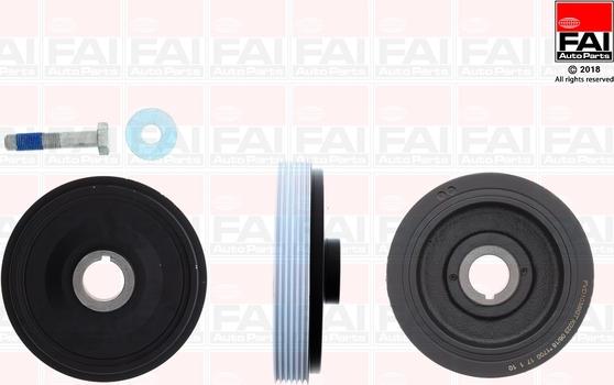 FAI AutoParts FVD1038K - Fulie curea, arbore cotit aaoparts.ro