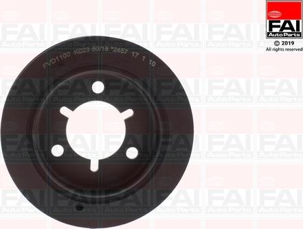 FAI AutoParts FVD1100 - Fulie curea, arbore cotit aaoparts.ro