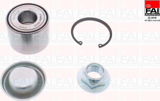 FAI AutoParts FWBK1012 - Set rulment roata aaoparts.ro
