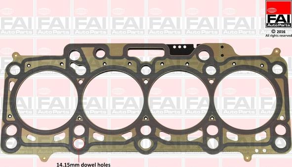 FAI AutoParts HG1663B - Garnitura, chiulasa aaoparts.ro