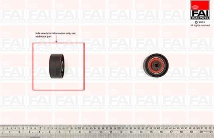 FAI AutoParts T9594 - Rola ghidare / conducere, curea transmisie aaoparts.ro