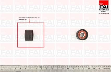 FAI AutoParts T9515 - Rola ghidare / conducere, curea distributie aaoparts.ro