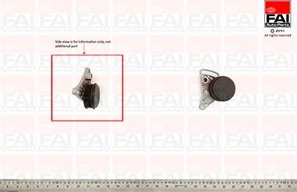 FAI AutoParts T1000 - Rola ghidare / conducere, curea transmisie aaoparts.ro