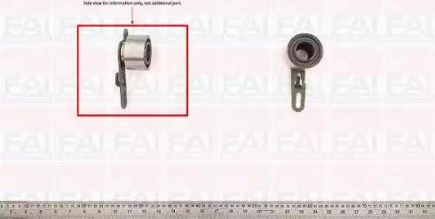 FAI AutoParts T1754 - Rola intinzator,curea distributie aaoparts.ro