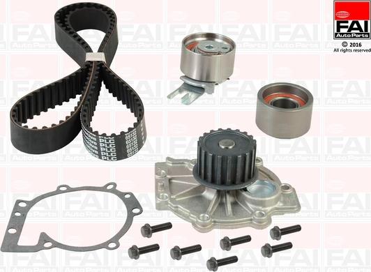 FAI AutoParts TBK458-6397 - Set pompa apa + curea dintata aaoparts.ro