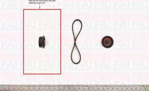 FAI AutoParts TBK463 - Set curea de distributie aaoparts.ro