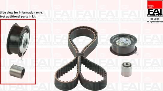 FAI AutoParts TBK409 - Set curea de distributie aaoparts.ro