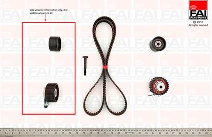 FAI AutoParts TBK433 - Set curea de distributie aaoparts.ro