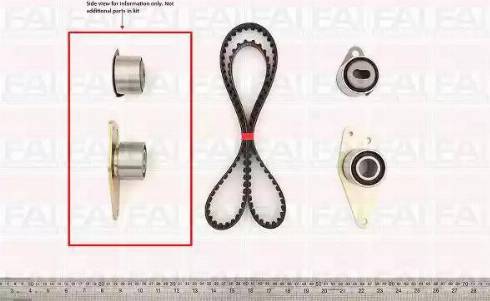 FAI AutoParts TBK43 - Set curea de distributie aaoparts.ro