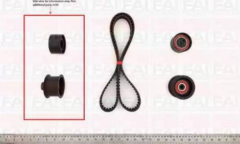 FAI AutoParts TBK422 - Set curea de distributie aaoparts.ro