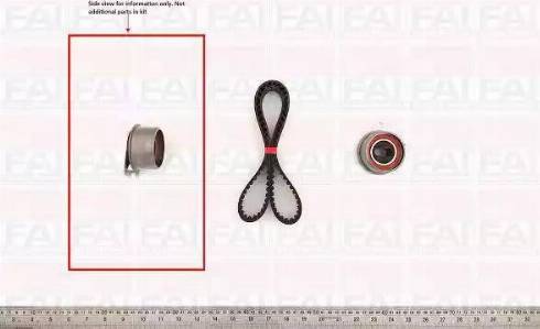 FAI AutoParts TBK470 - Set curea de distributie aaoparts.ro