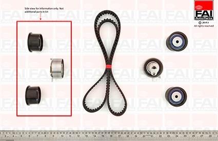 FAI AutoParts TBK54 - Set curea de distributie aaoparts.ro