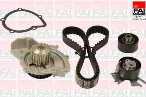 FAI AutoParts TBK537-6595 - Set pompa apa + curea dintata aaoparts.ro