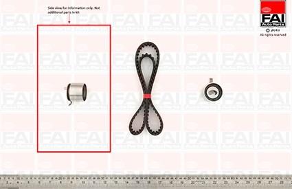 FAI AutoParts TBK61 - Set curea de distributie aaoparts.ro