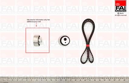 FAI AutoParts TBK08 - Set curea de distributie aaoparts.ro