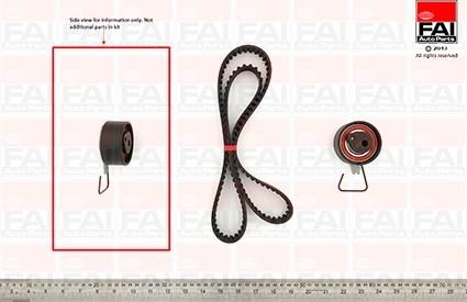FAI AutoParts TBK155 - Set curea de distributie aaoparts.ro