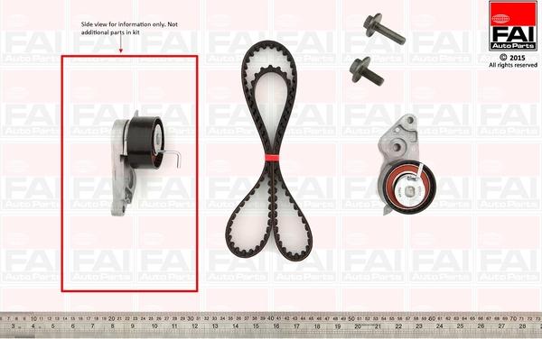 FAI AutoParts TBK104 - Set curea de distributie aaoparts.ro