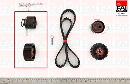 FAI AutoParts TBK125 - Set curea de distributie aaoparts.ro