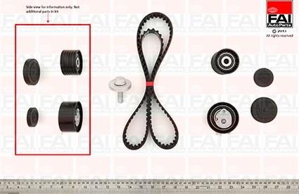FAI AutoParts TBK171 - Set curea de distributie aaoparts.ro