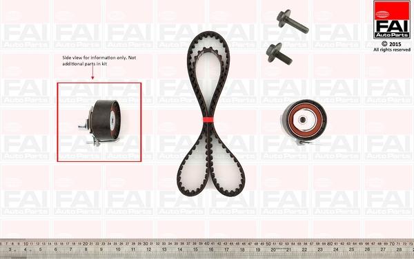 FAI AutoParts TBK177 - Set curea de distributie aaoparts.ro