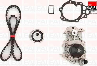FAI AutoParts TBK88-6124 - Set pompa apa + curea dintata aaoparts.ro