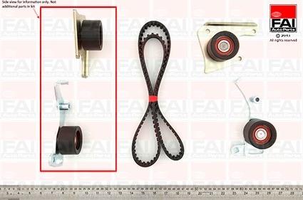 FAI AutoParts TBK39 - Set curea de distributie aaoparts.ro
