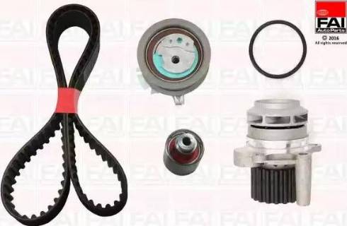 FAI AutoParts TBK345-6438 - Set pompa apa + curea dintata aaoparts.ro