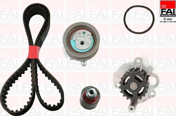 FAI AutoParts TBK345-6306 - Set pompa apa + curea dintata aaoparts.ro