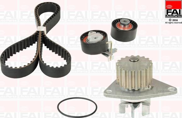 FAI AutoParts TBK343-6416 - Set pompa apa + curea dintata aaoparts.ro