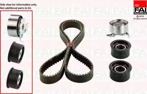 FAI AutoParts TBK342 - Set curea de distributie aaoparts.ro