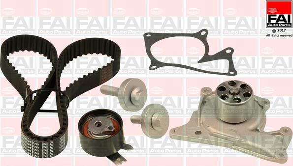 FAI AutoParts TBK357-6515 - Set pompa apa + curea dintata aaoparts.ro