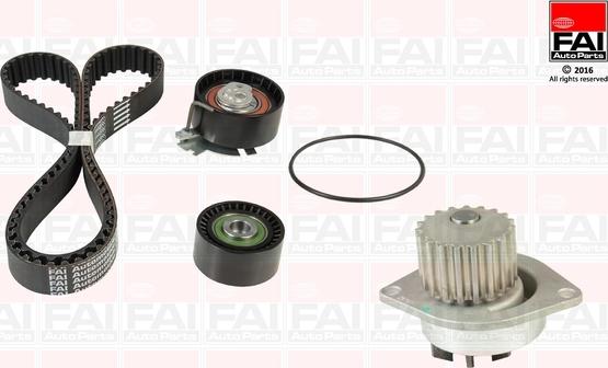 FAI AutoParts TBK252-6038 - Set pompa apa + curea dintata aaoparts.ro