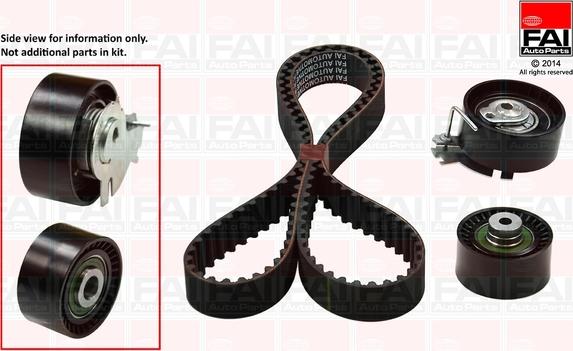 FAI AutoParts TBK252 - Set curea de distributie aaoparts.ro