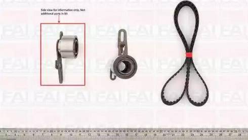 FAI AutoParts TBK26 - Set curea de distributie aaoparts.ro