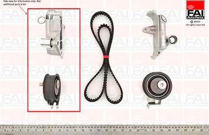 FAI AutoParts TBK216 - Set curea de distributie aaoparts.ro