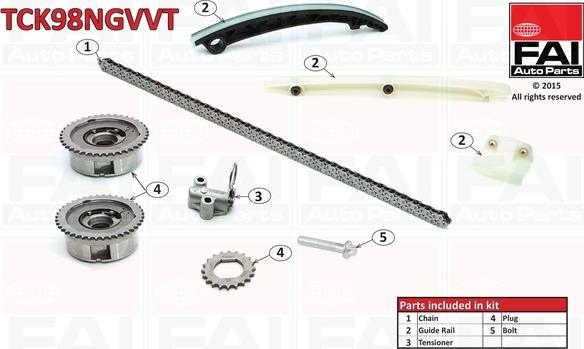 FAI AutoParts TCK98NGVVT - Chit lant de distributie aaoparts.ro