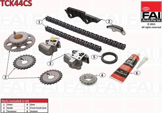 FAI AutoParts TCK44CS - Chit lant de distributie aaoparts.ro