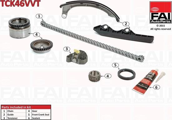 FAI AutoParts TCK46VVT - Chit lant de distributie aaoparts.ro