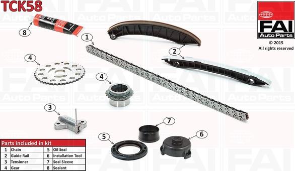 FAI AutoParts TCK58 - Chit lant de distributie aaoparts.ro