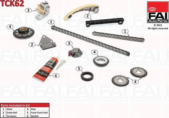 FAI AutoParts TCK62 - Chit lant de distributie aaoparts.ro