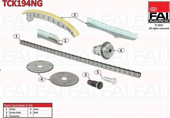 FAI AutoParts TCK194NG - Chit lant de distributie aaoparts.ro